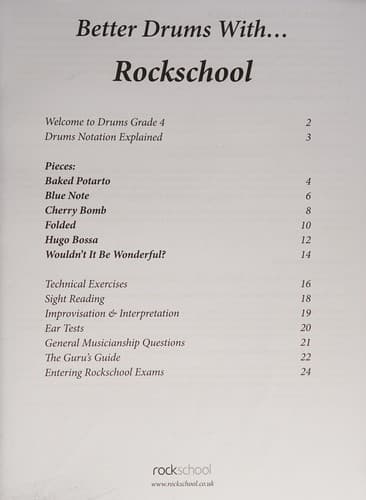 Tapa de Better Drums With Rockschool