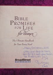 Tapa de Bible Promises for Life for Women