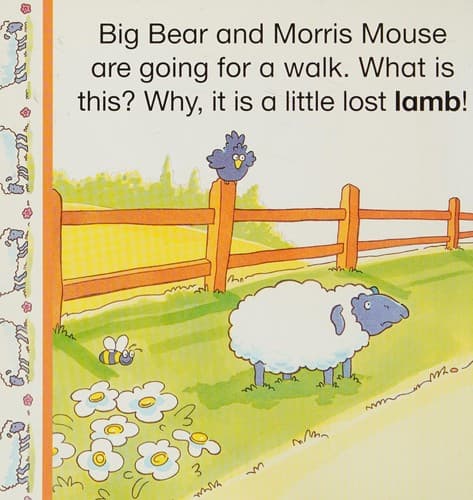 Tapa de Big Bear and the Lost Lamb