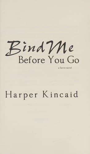 Tapa de Bind Me Before You Go
