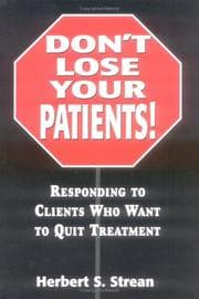 Tapa de Don't lose your patients!