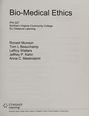 Tapa de Bio-Medical Ethics