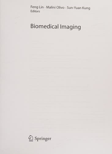 Tapa de Biomedical Imaging