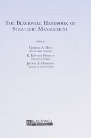 Tapa de The Blackwell handbook of strategic management