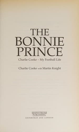 Tapa de The bonnie prince