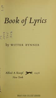 Tapa de Book of Lyrics