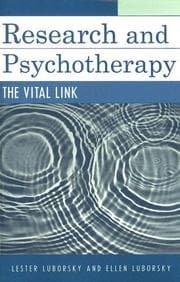Tapa de Research and psychotherapy