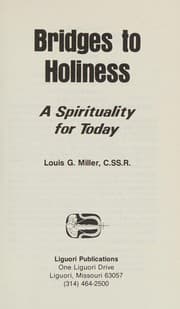 Tapa de Bridges to Holiness