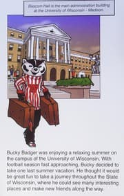 Tapa de Bucky's Journey Through the Badger State!