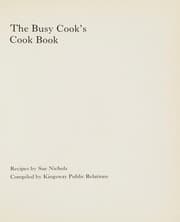Tapa de The Busy Cooks Cook Book