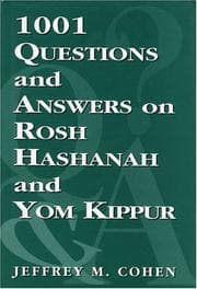 Tapa de 1,001 questions and answers on Rosh Hashanah and Yom Kippur