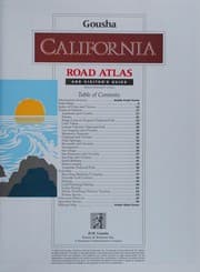 Tapa de California road atlas and visitor's guide