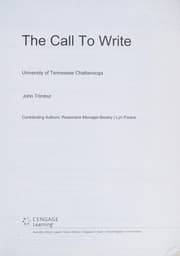 Tapa de Call to Write - University of Tennessee Chattanooga