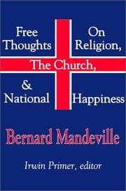 Tapa de Free thoughts on religion, the church, and national happiness