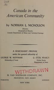 Tapa de Canada in American Community (Searchlight)