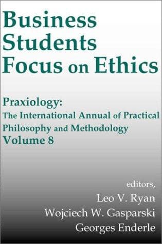 Tapa de Business students focus on ethics