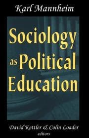 Tapa de Sociology as Political Education