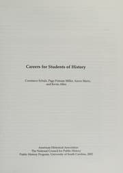 Tapa de Careers for Students of History