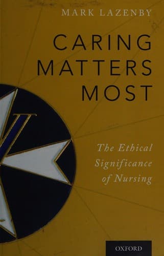 Tapa de Caring matters most