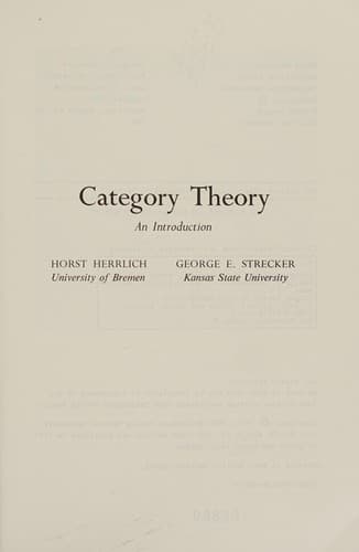 Tapa de Category theory