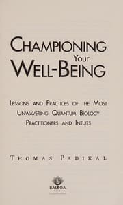 Tapa de Championing Your Well-Being