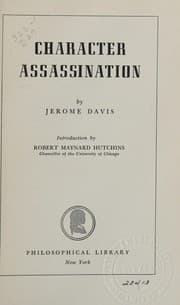 Tapa de Character Assassination