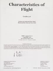 Tapa de Characteristics of Flight