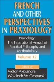 Tapa de French and other perspectives in praxiology