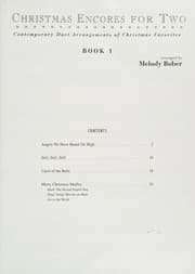 Tapa de Christmas Encores for Two, Book 1