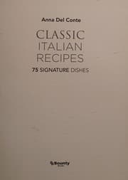 Tapa de Classic Italian Recipes