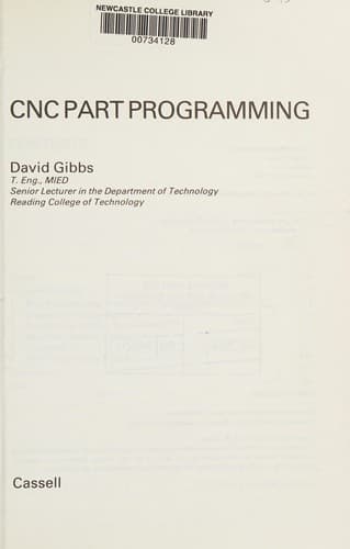 Tapa de Computer Numerically Controlled Part Programming