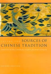 Tapa de Sources of Chinese Tradition (Records of Civilization, Sources and Studies and Introduction to Oriental Classics Series)
