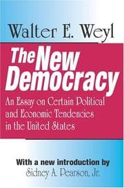 Tapa de The new democracy