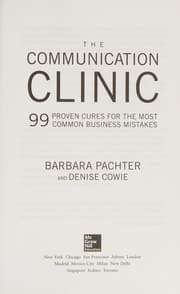 Tapa de The communication clinic