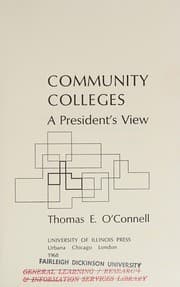 Tapa de Community Colleges