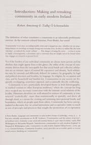 Tapa de Community in early modern Ireland