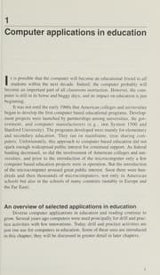 Tapa de Computer applications in reading