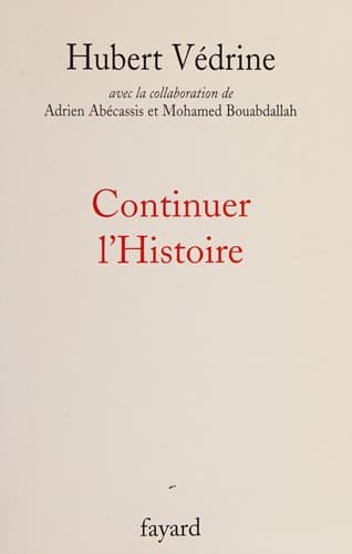 Tapa de Continuer l'histoire
