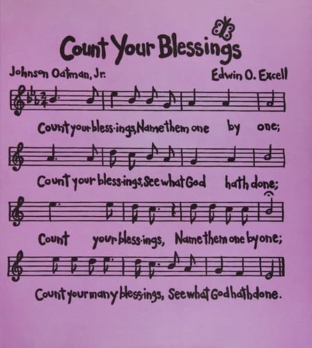 Tapa de Count Your Blessings