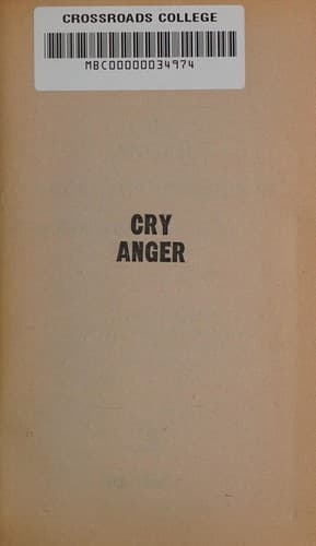 Tapa de Cry Anger