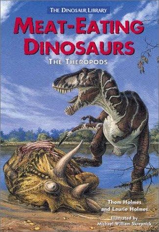Tapa de Meat-eating dinosaurs