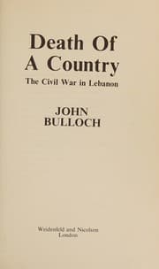 Tapa de Death of a country