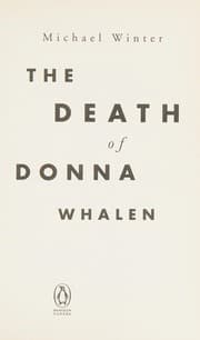 Tapa de The Death of Donna Whalen