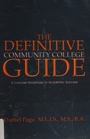 Tapa de The Definitive Community College Guide