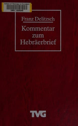 Tapa de Der Hebräerbrief