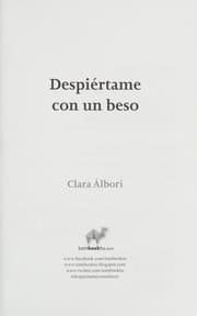 Tapa de Despiértame con un Beso