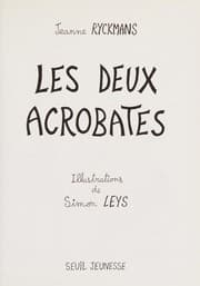 Tapa de Deux acrobates