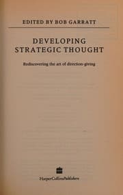 Tapa de Developing strategic thought