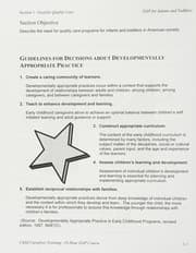 Tapa de Developmentally Appropriate Practices for Infants and Toddlers
