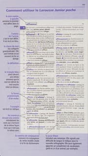 Tapa de dictionnaire larousse junior poche - 7 / 11 ans